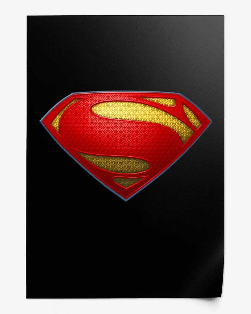 Print Negro de Superman color