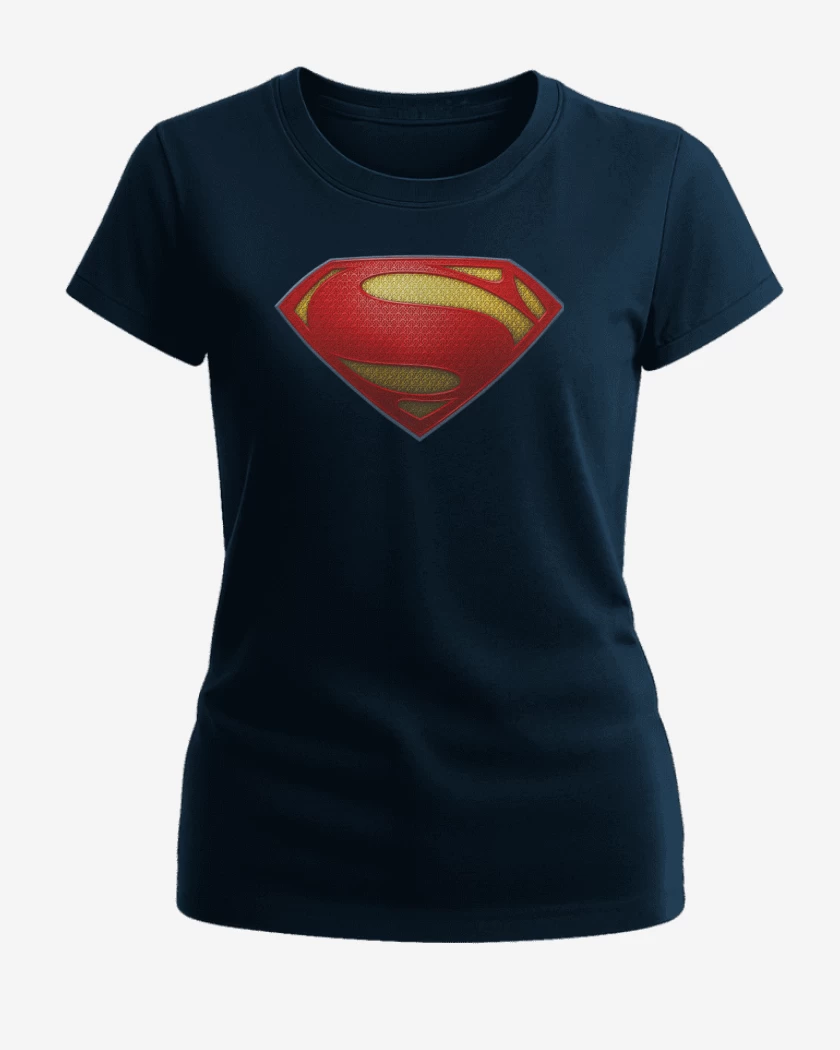 Polera de Mujer Azul Marino de Superman color