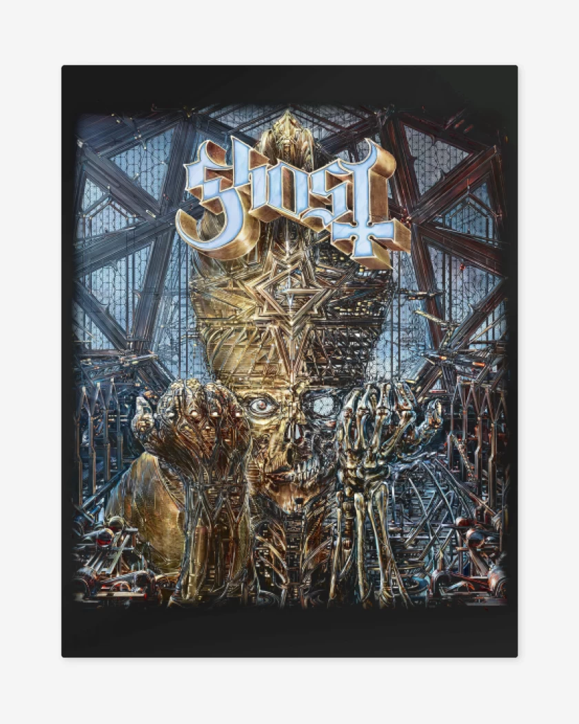 Print metalico Negro de Ghost Impera