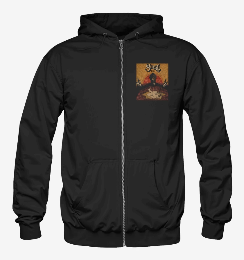 Poleron Canguro con cierre Ghost Infestissumam