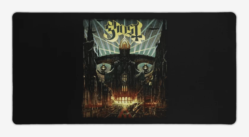 Mouse pad Gamer Negro de Ghost Meliora