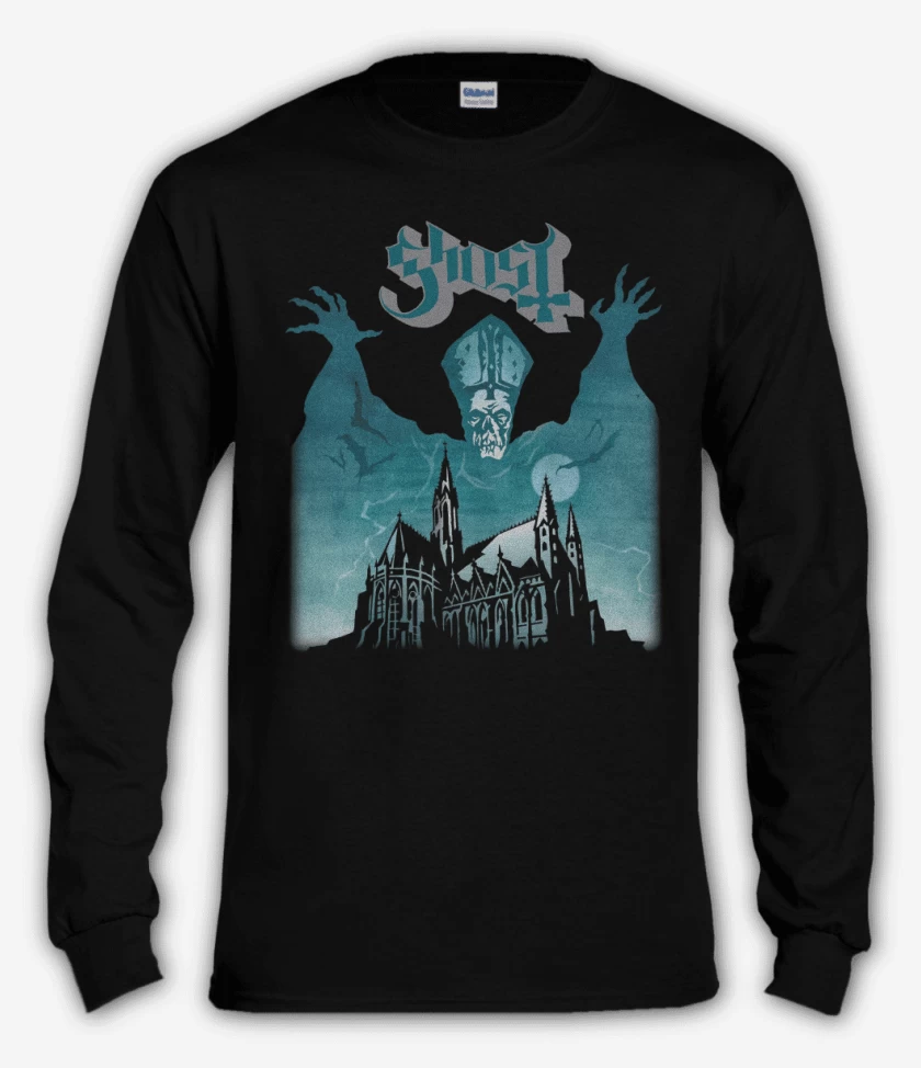 Polera manga larga Negro de Ghost Opus Eponymous