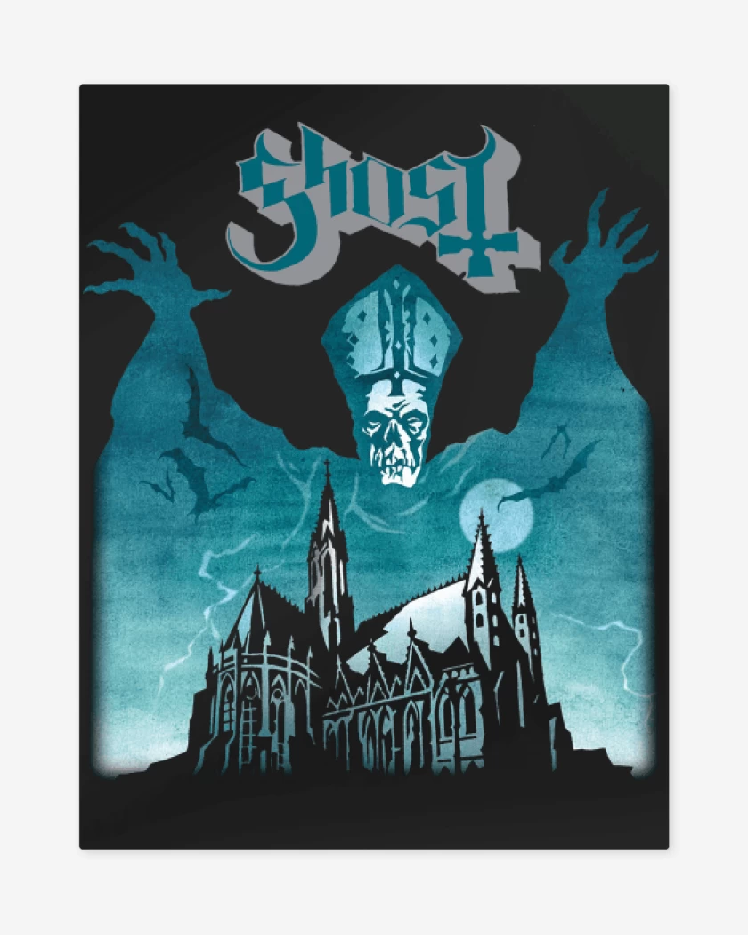 Print metalico Negro de Ghost Opus Eponymous