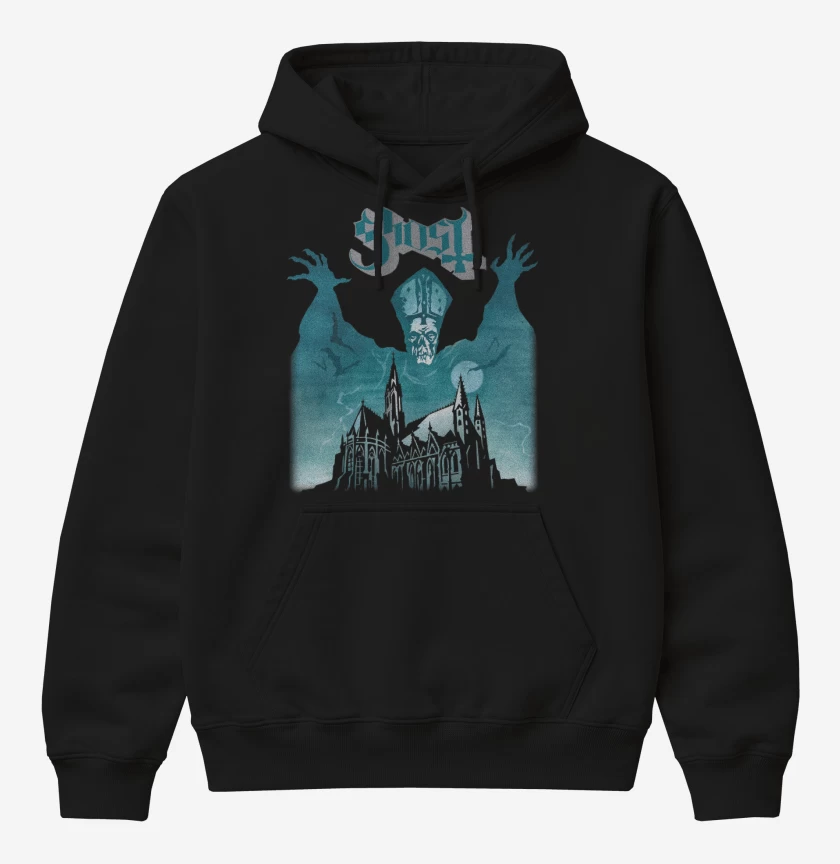 Poleron Canguro básico Negro de Ghost Opus Eponymous