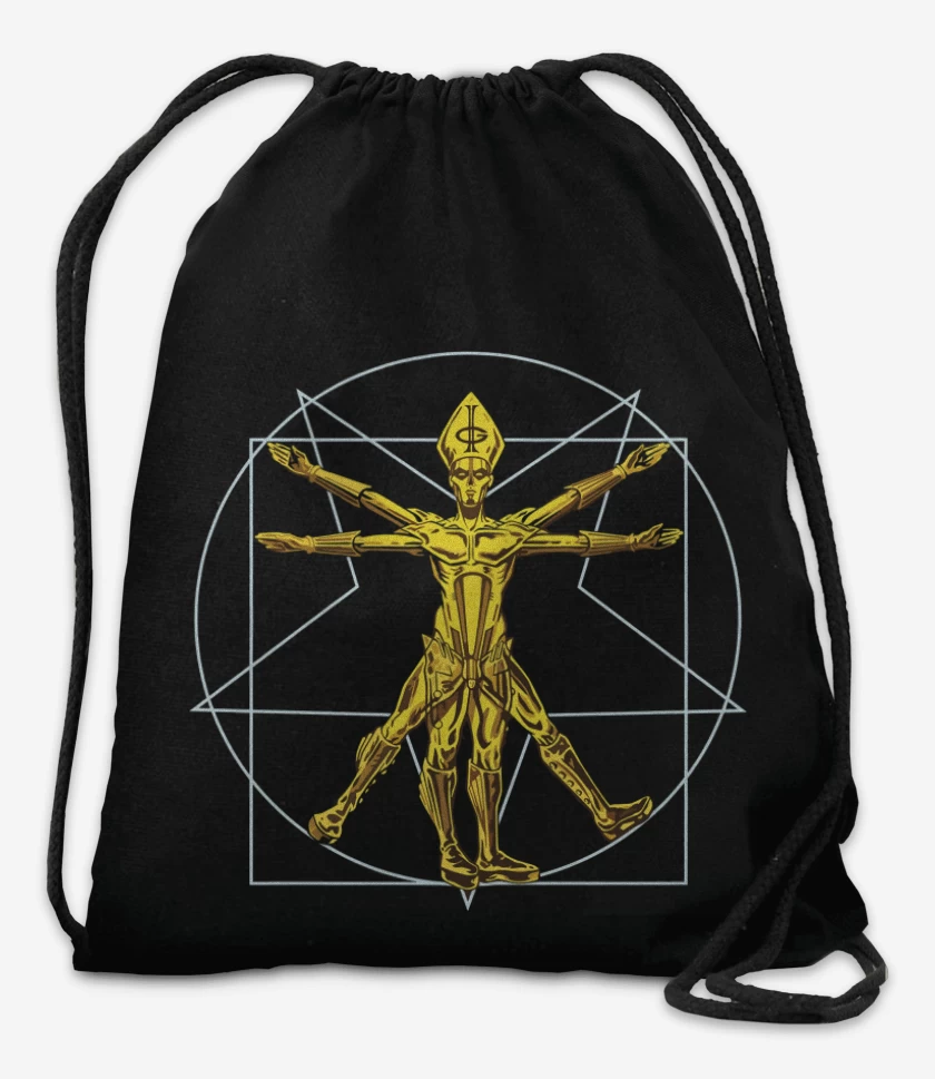 Mochila Negro de Ghost Papa Vitruvio