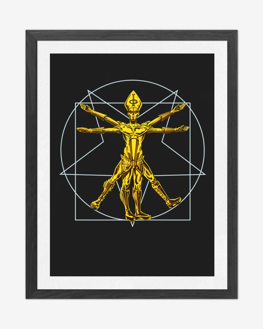 Cuadro decorativo Ghost Papa Vitruvio