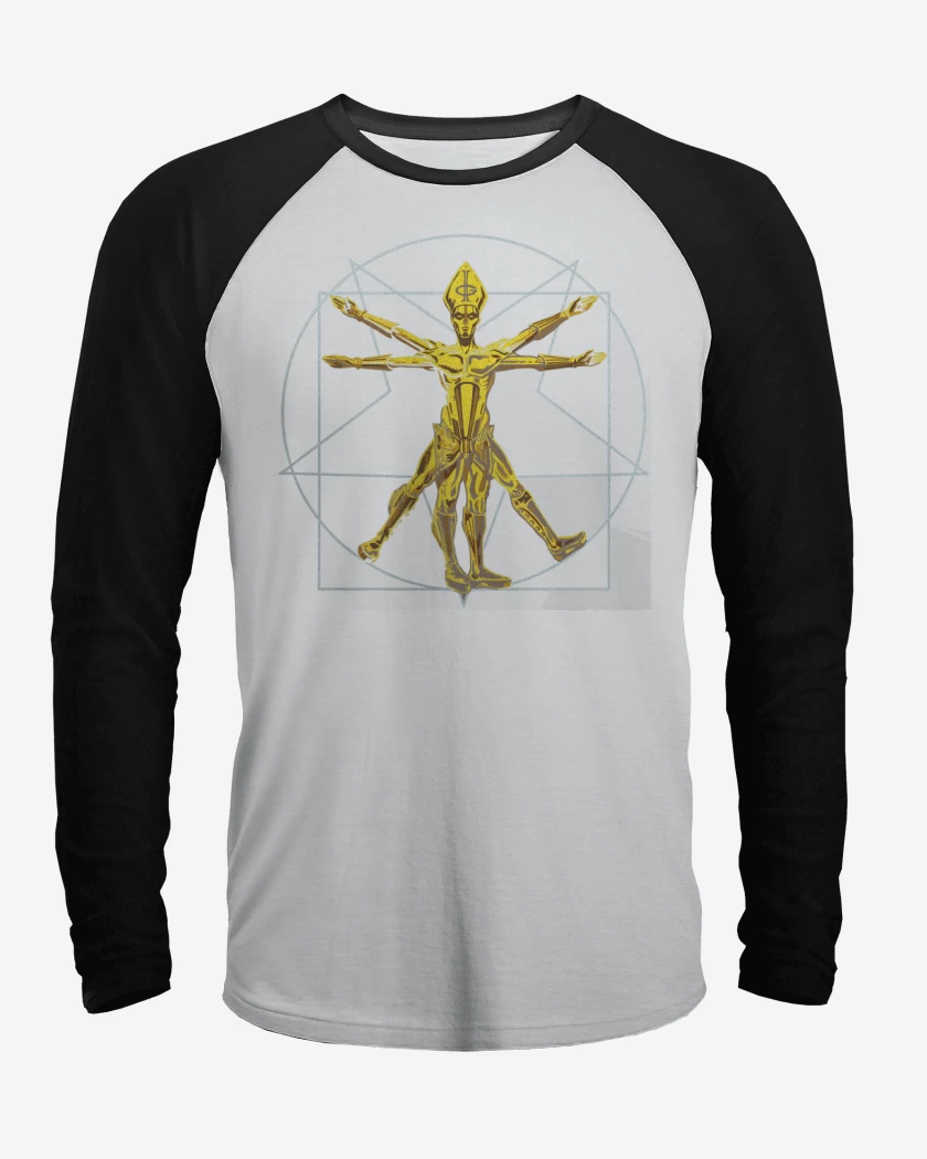 Polera Raglan Ghost Papa Vitruvio