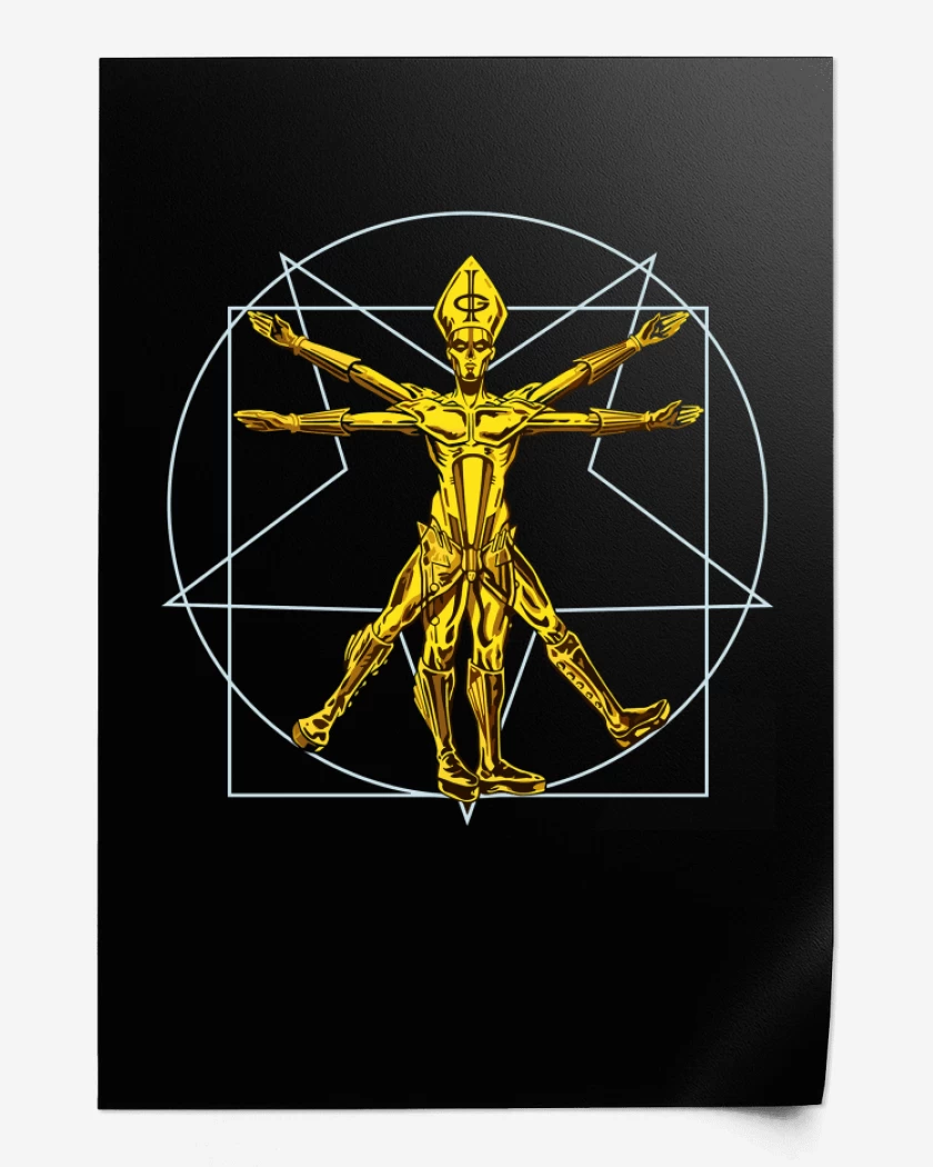 Print Ghost Papa Vitruvio