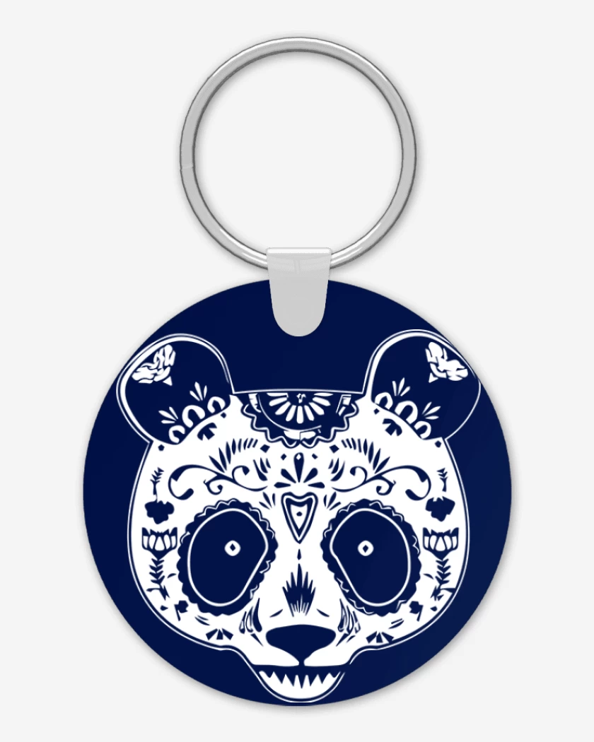 Llavero Azul Marino de Panda
