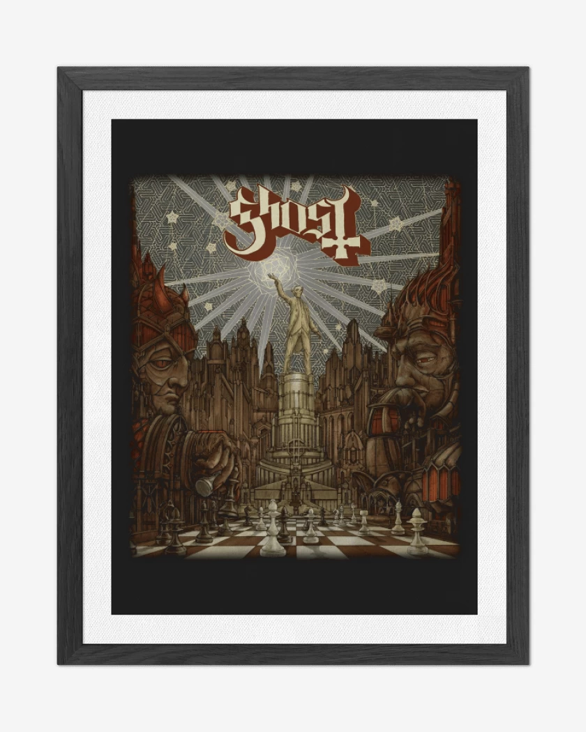 Cuadro decorativo Negro de Ghost Popestar
