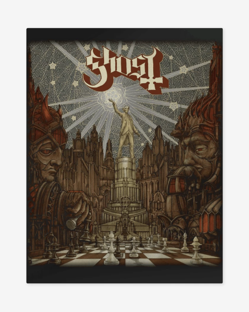 Print metalico Negro de Ghost Popestar