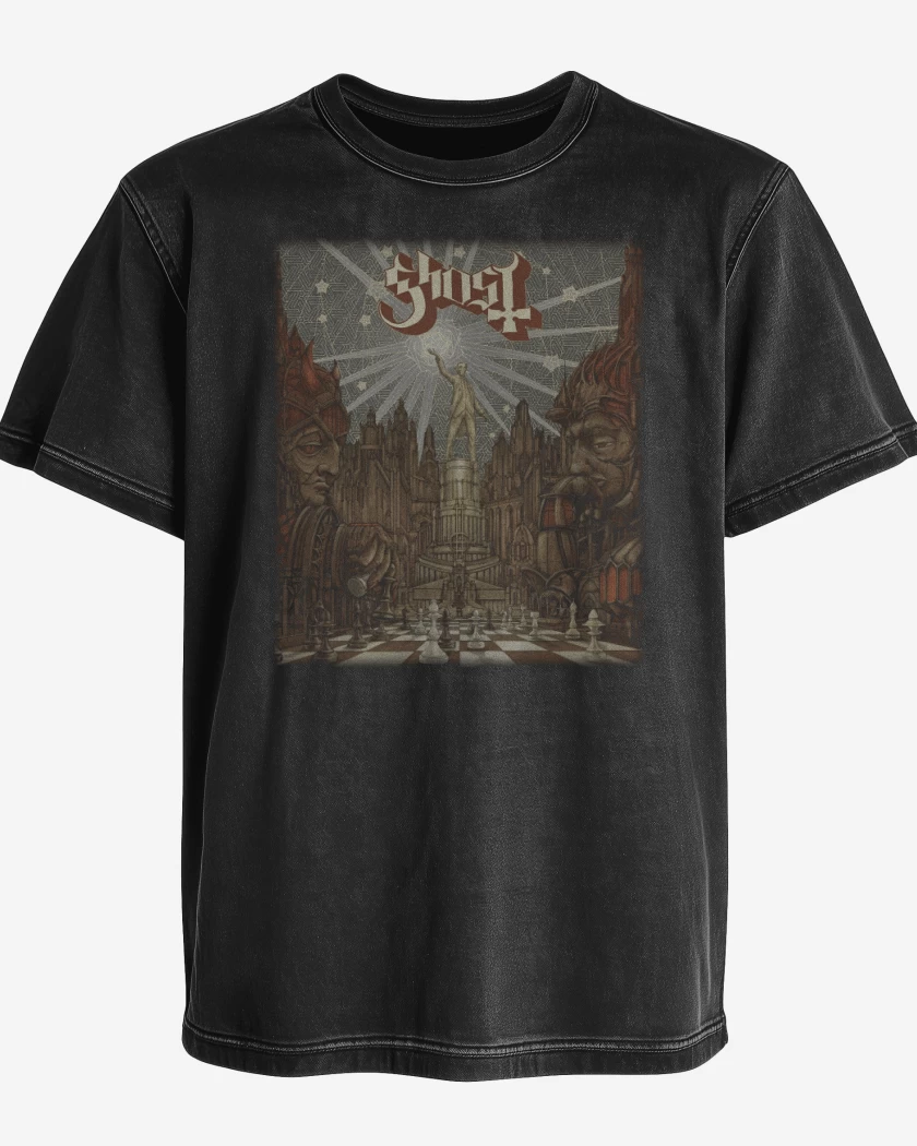 Polera desgastada Ghost Popestar
