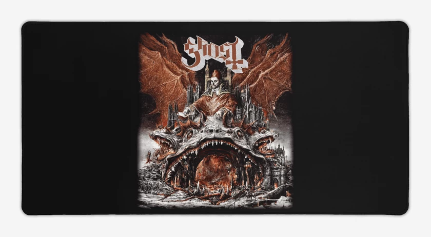 Mouse pad Gamer Negro de Ghost Prequelle