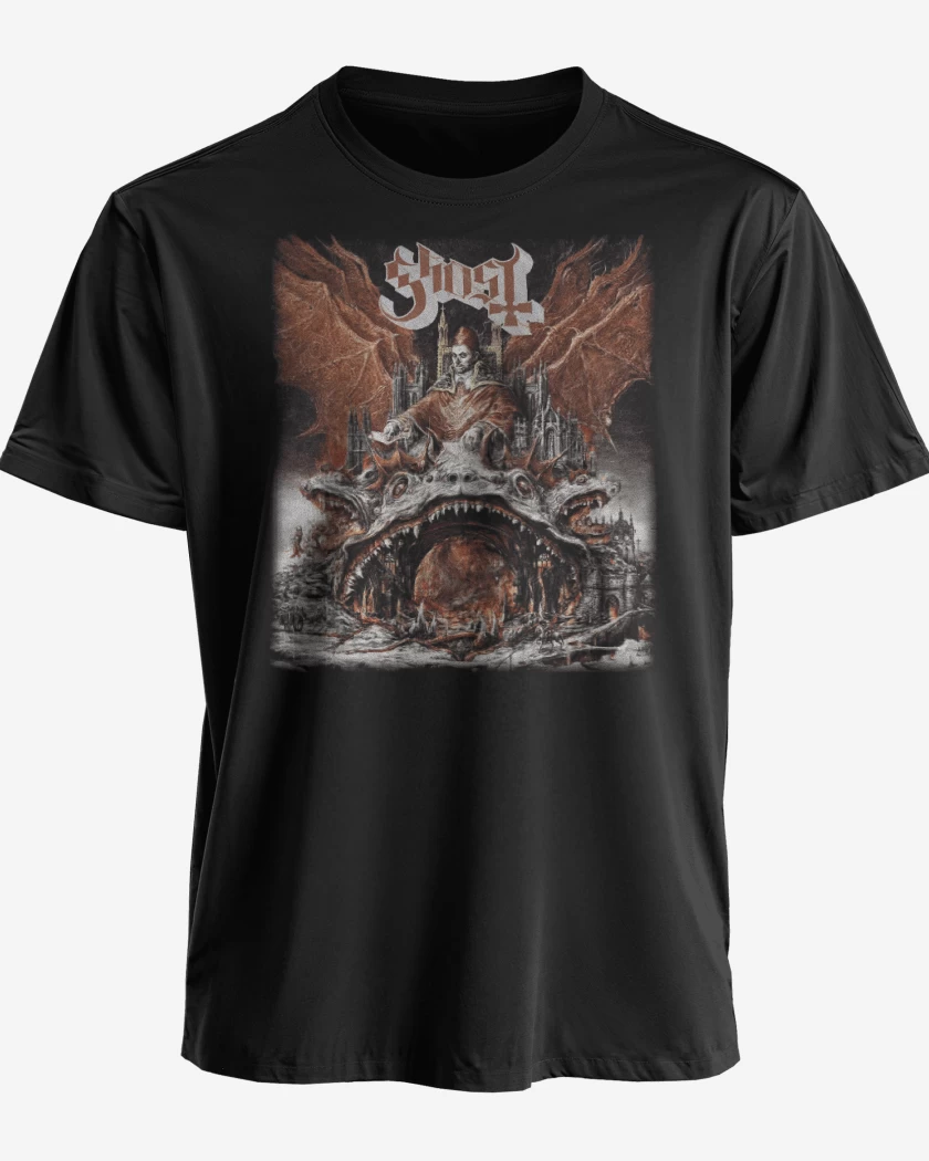 Polera premium Negro de Ghost Prequelle