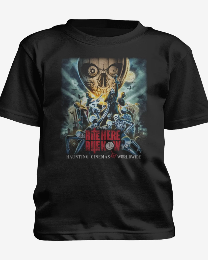 Polera de niño Negro de Ghost Rite Here Rite Now Película