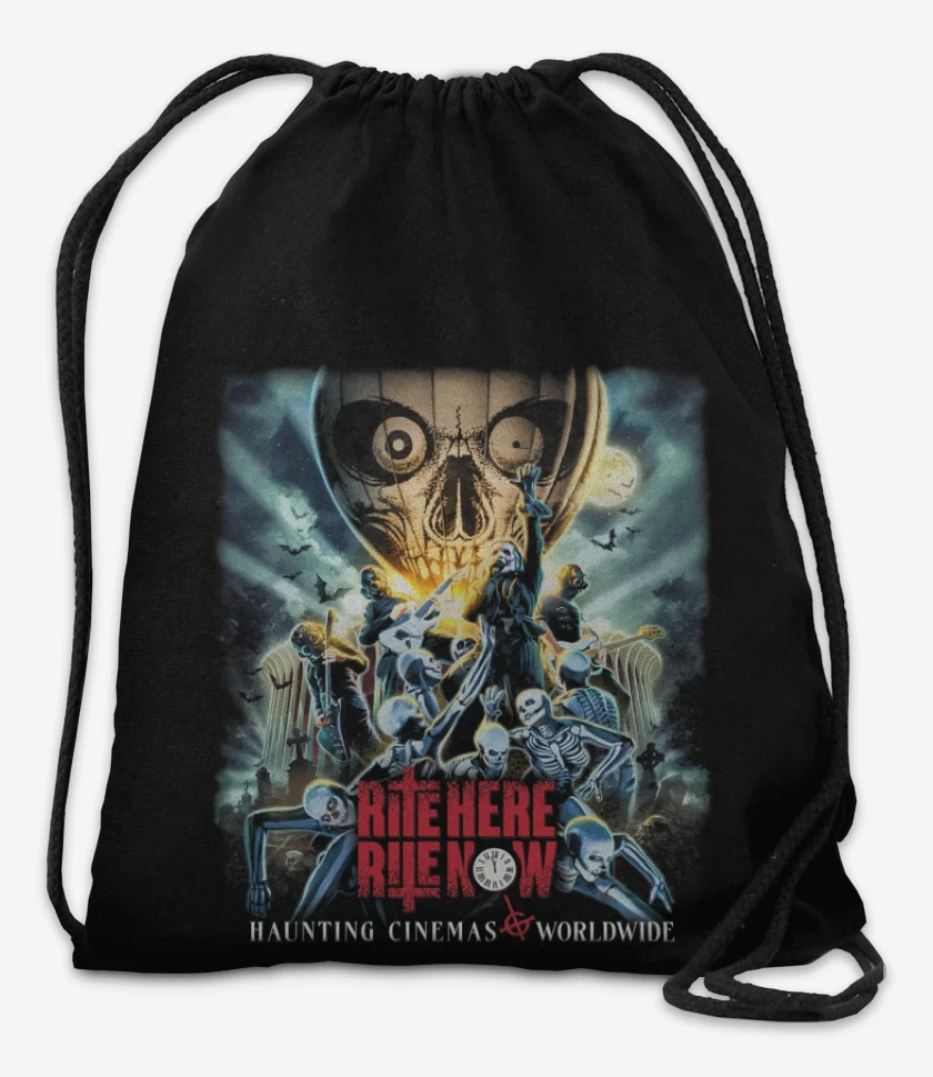 Mochila Negro de Ghost Rite Here Rite Now Película
