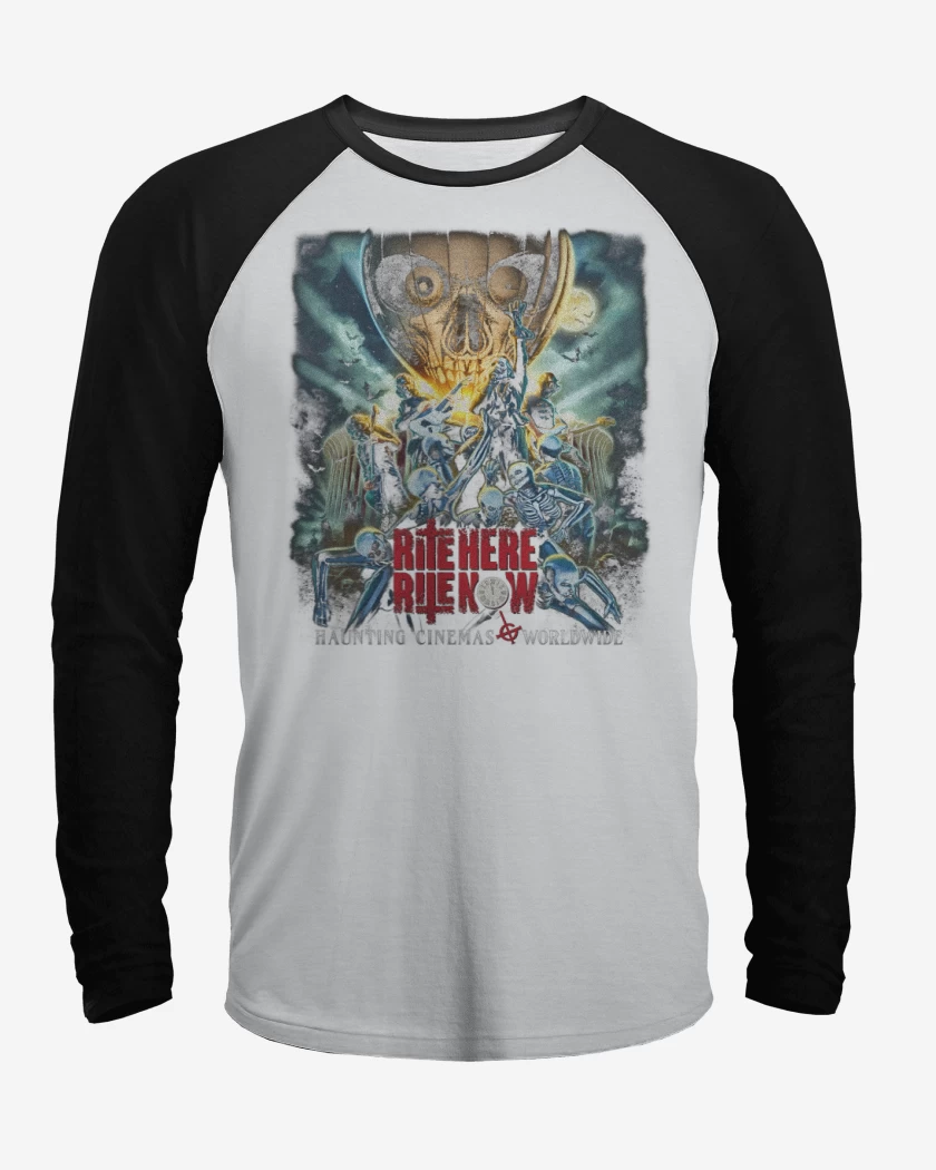 Polera Raglan Ghost Rite Here Rite Now Película