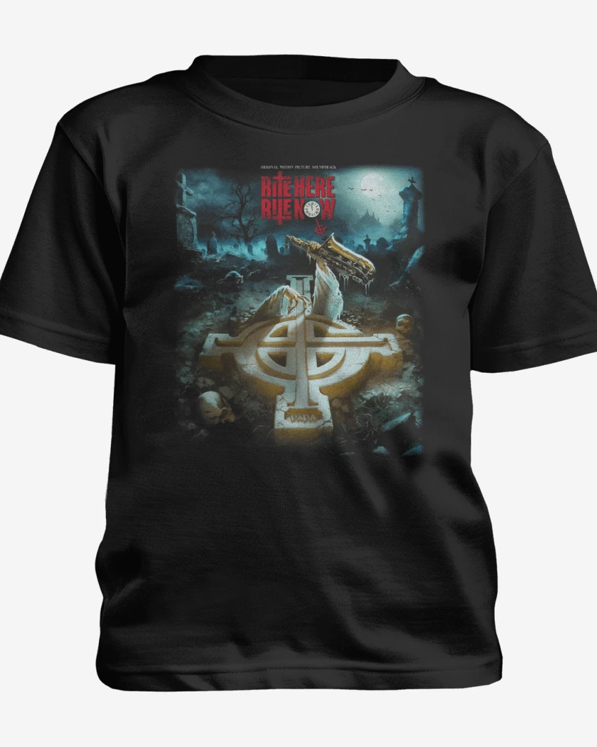 Polera de niño Negro de Ghost Rite Here Rite Now OST