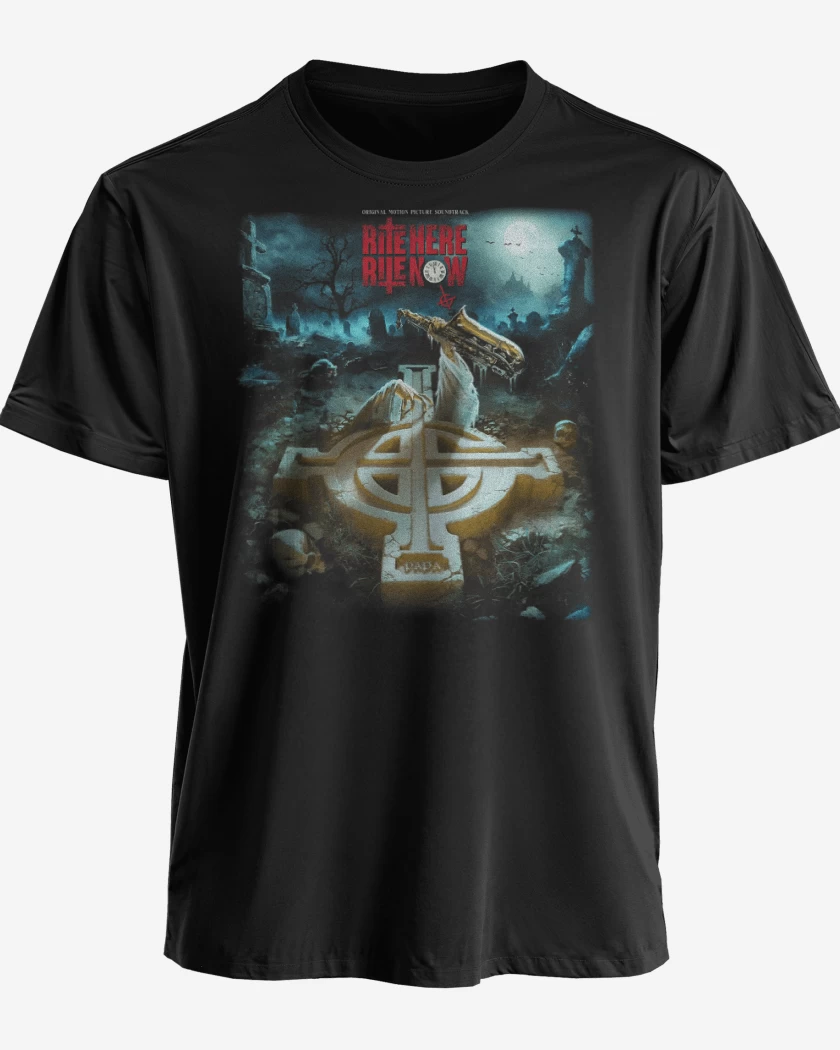 Polera premium Negro de Ghost Rite Here Rite Now OST
