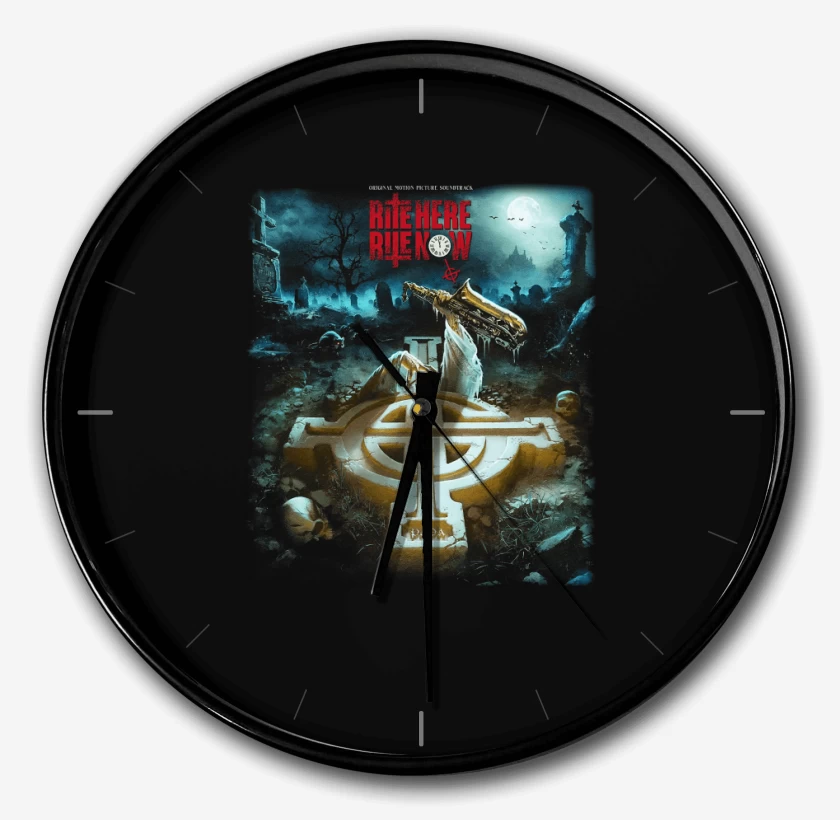 Reloj Negro de Ghost Rite Here Rite Now OST