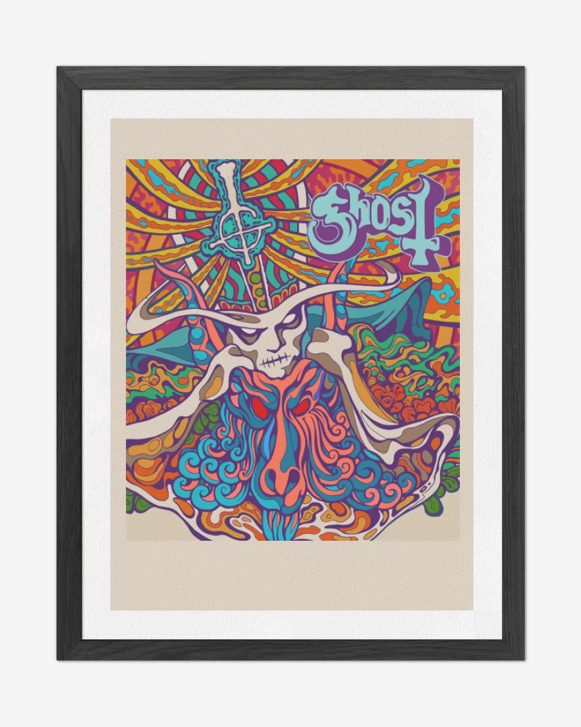 Cuadro decorativo Ghost Seven Inches Of Satanic Panic