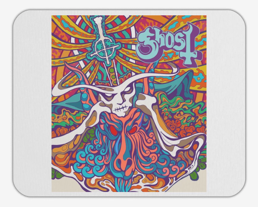 Mousepad Ghost Seven Inches Of Satanic Panic