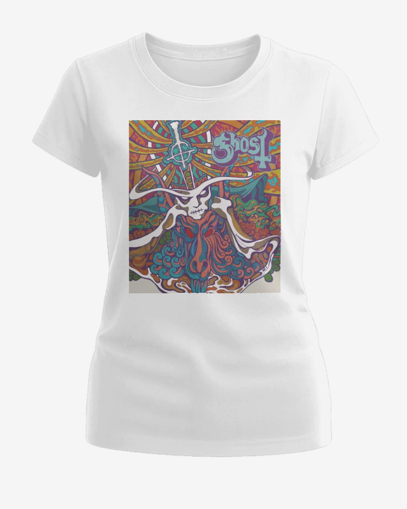 Polera de Mujer Ghost Seven Inches Of Satanic Panic