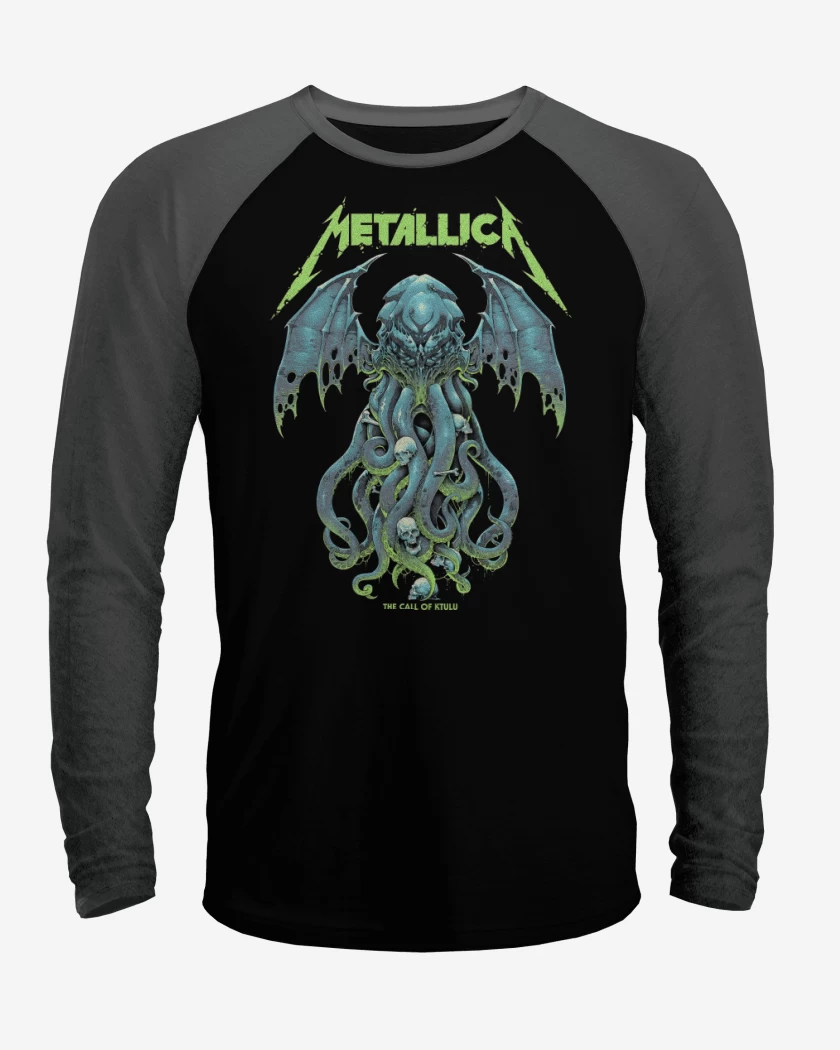 Polera Raglan Negro / Negro Heather de The Call