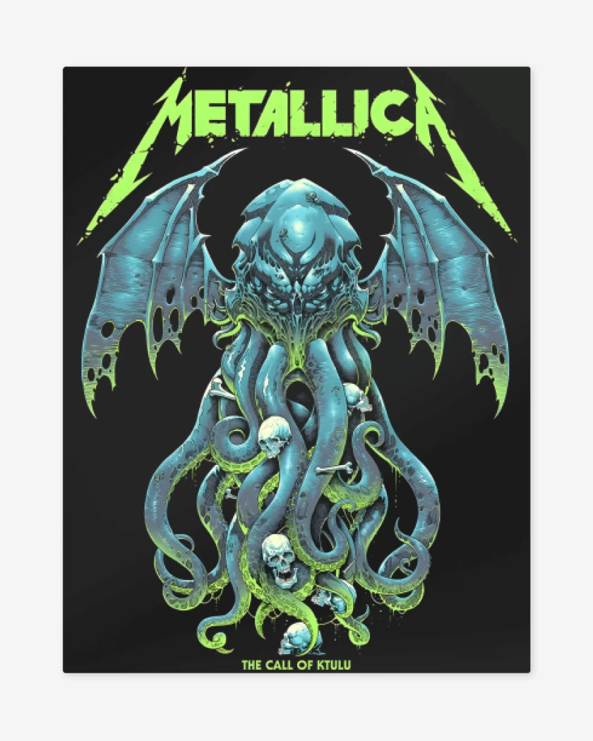 Print metalico Negro de The Call