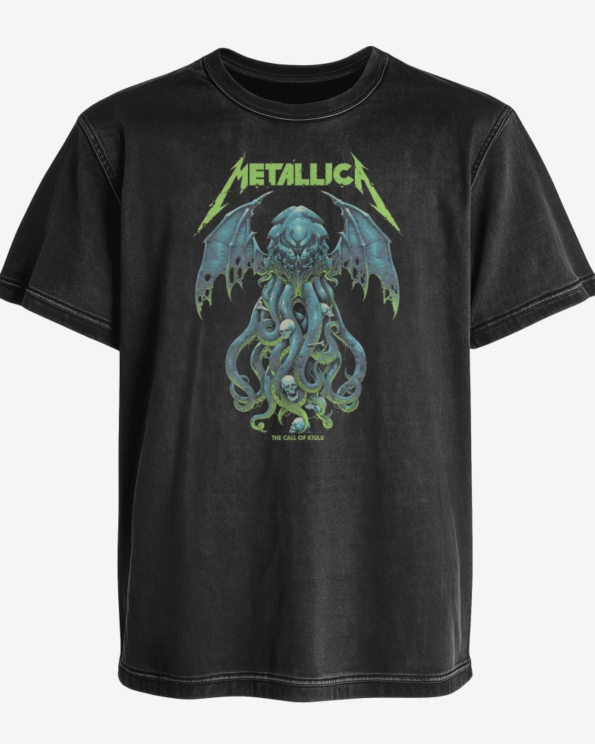 Polera desgastada Negro de The Call