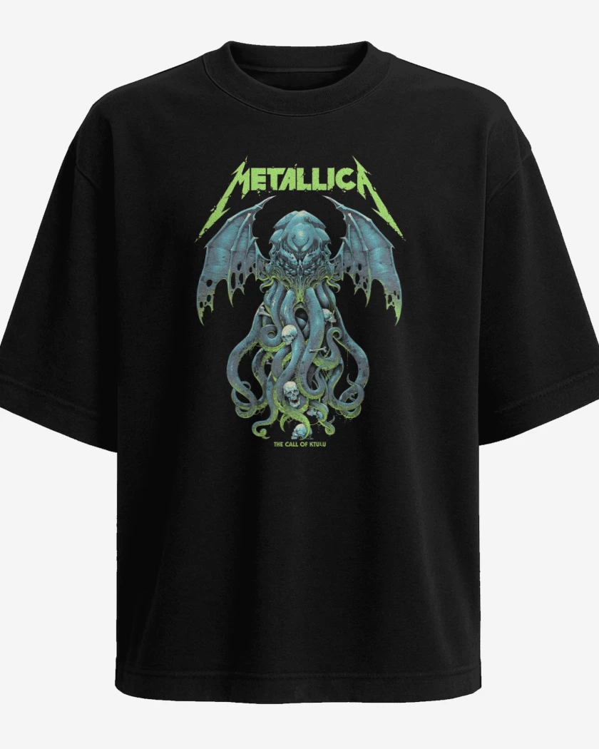 Polera Oversize Negro de The Call