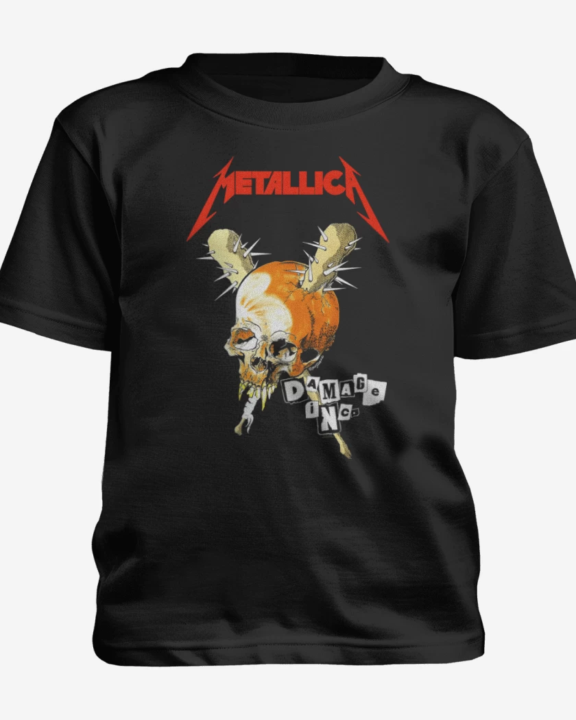 Polera de niño Negro de Damage Inc