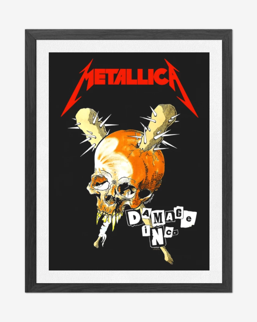 Cuadro decorativo Negro de Damage Inc