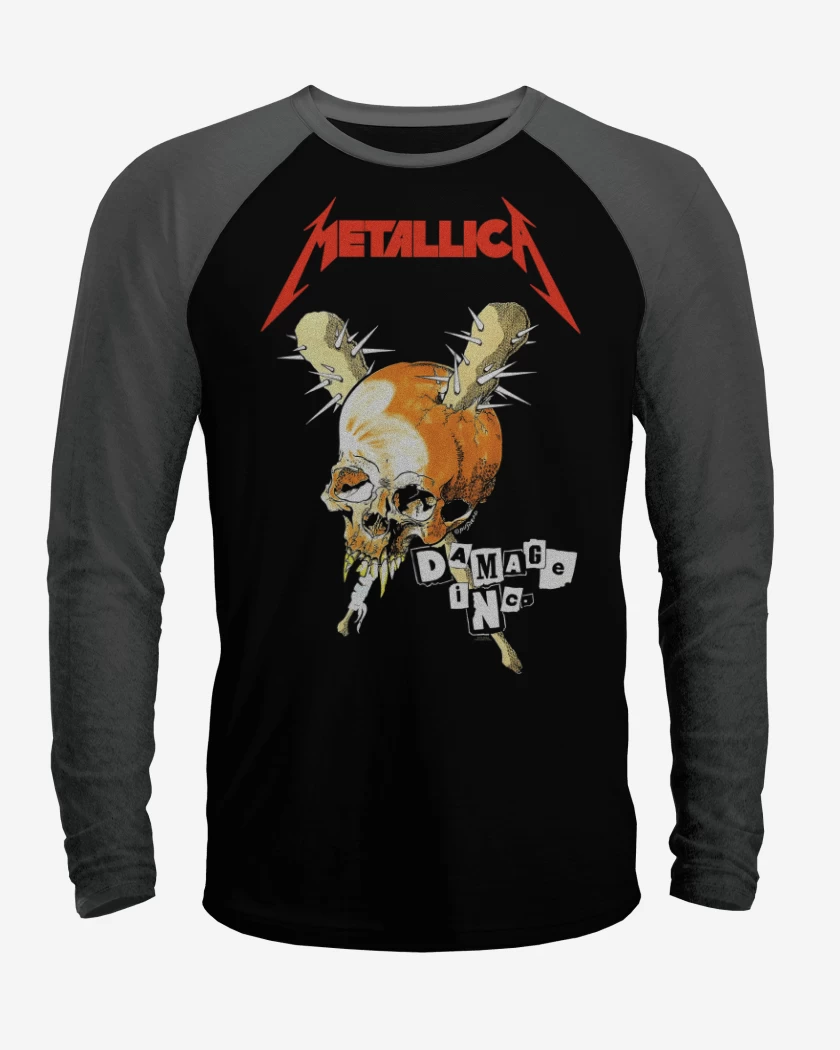 Polera Raglan Damage Inc