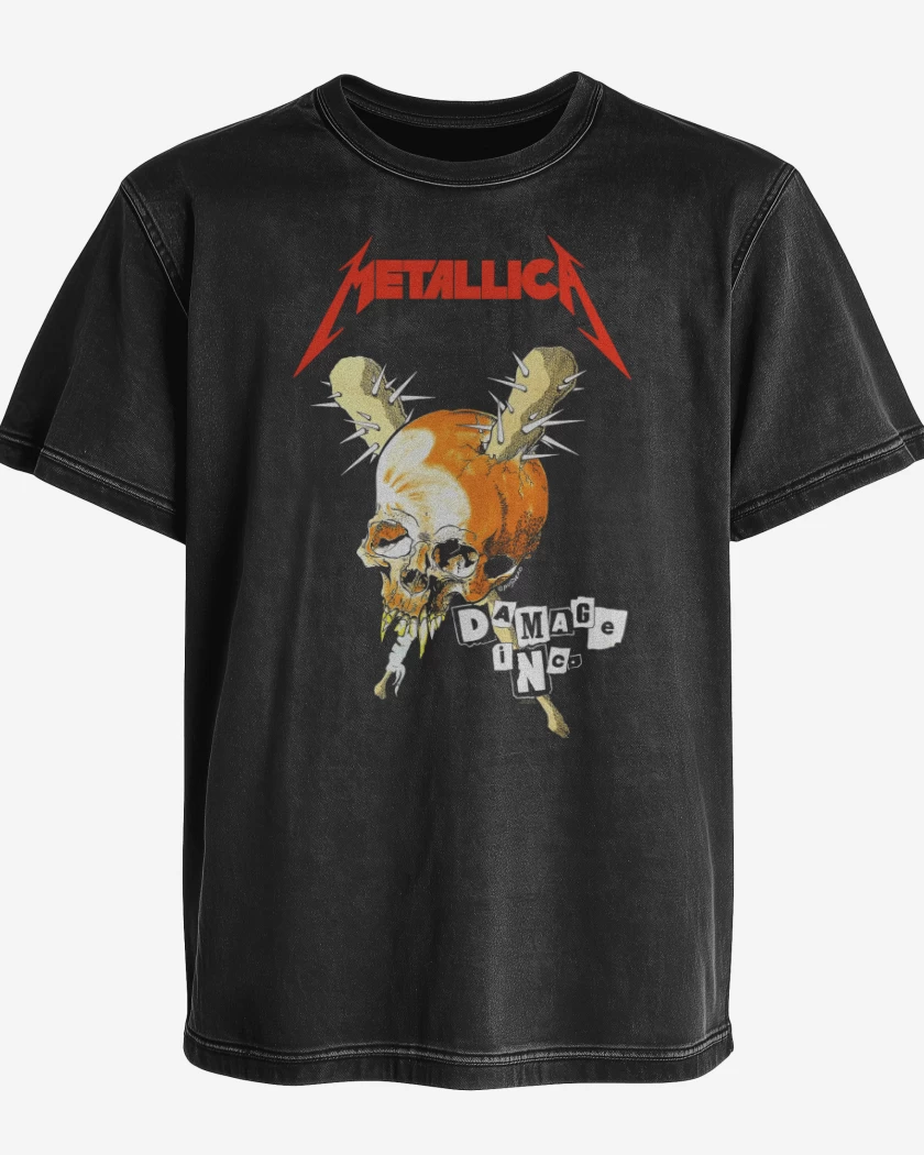 Polera desgastada Damage Inc