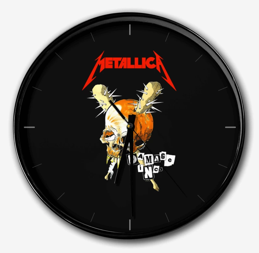 Reloj Negro de Damage Inc