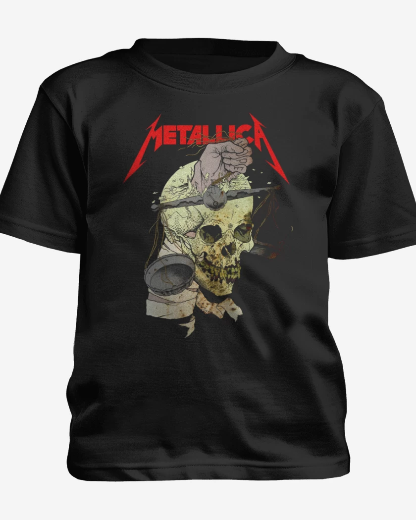 Polera de niño Negro de Harvester of Sorrow