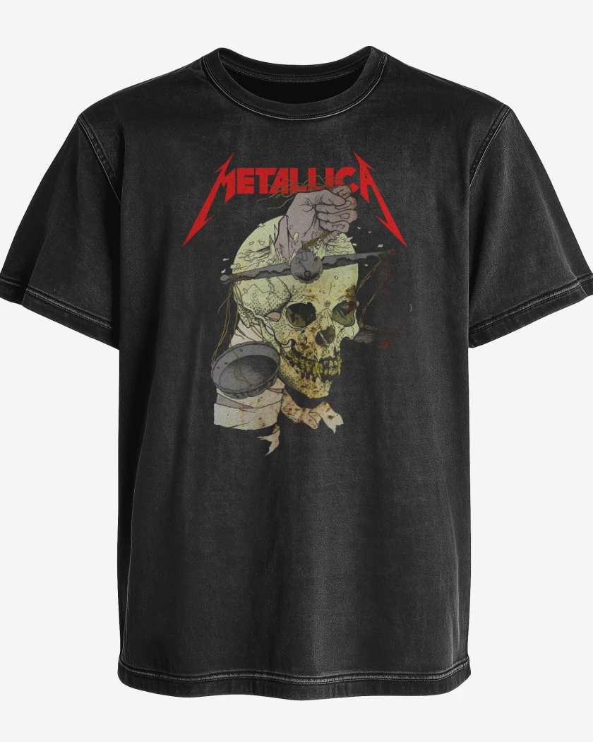 Polera desgastada Negro de Harvester of Sorrow