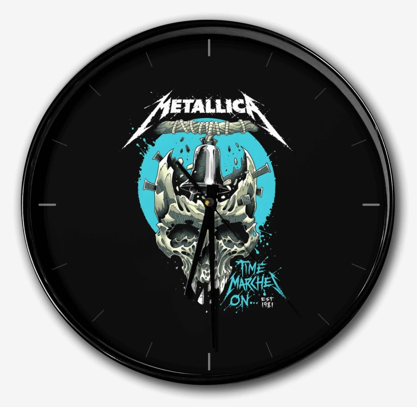 Reloj Negro de Times Marches On
