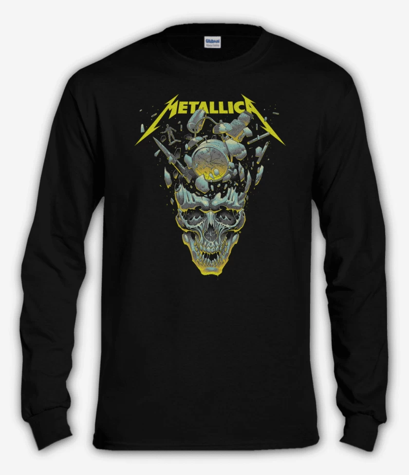 Polera manga larga Negro de Time