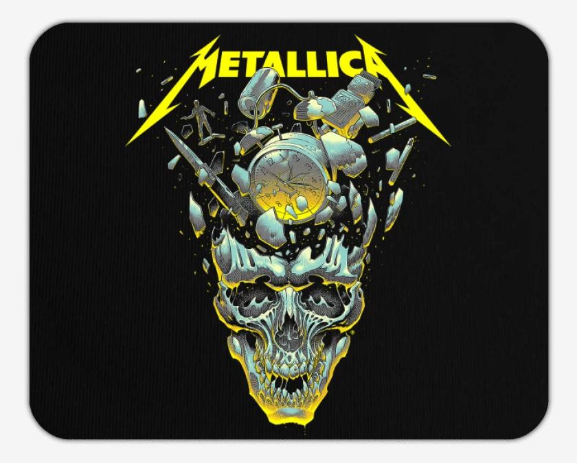 Mousepad Negro de Time