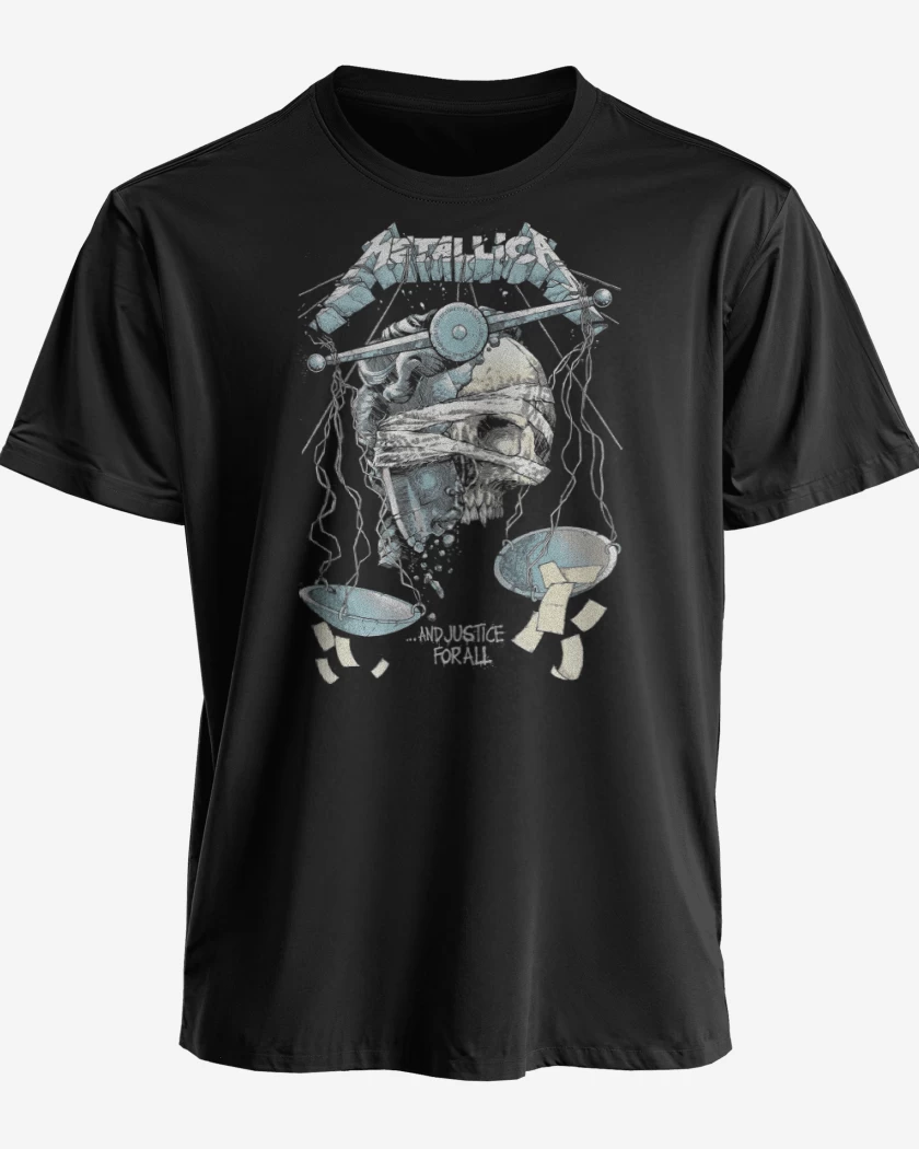 Polera premium Negro de Justicia Para Todos