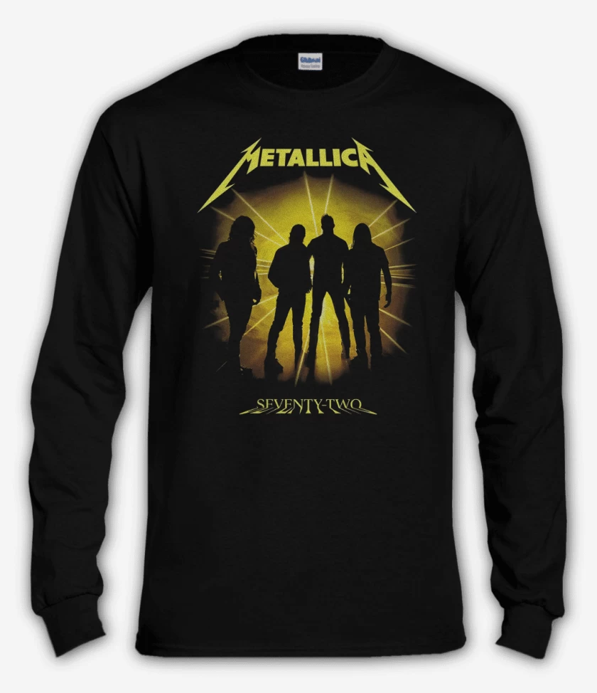 Polera manga larga Negro de Seventy Two
