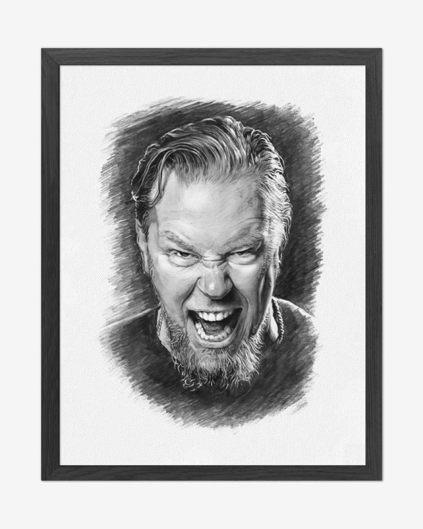 Cuadro decorativo Blanco de James Hetfield