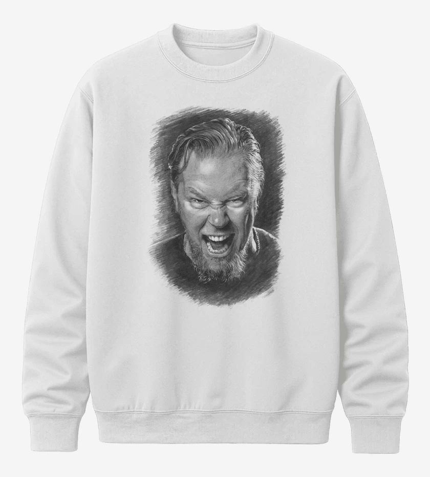 Poleron polo Blanco de James Hetfield