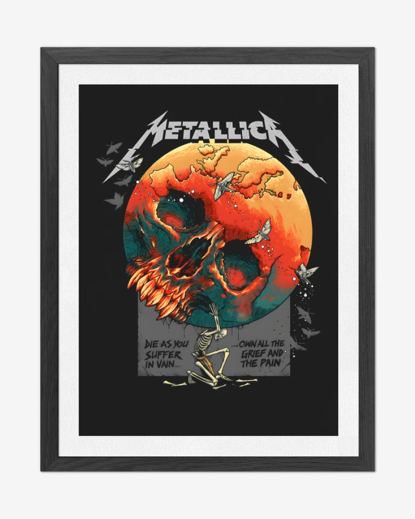 Cuadro decorativo Negro de Atlas Rise