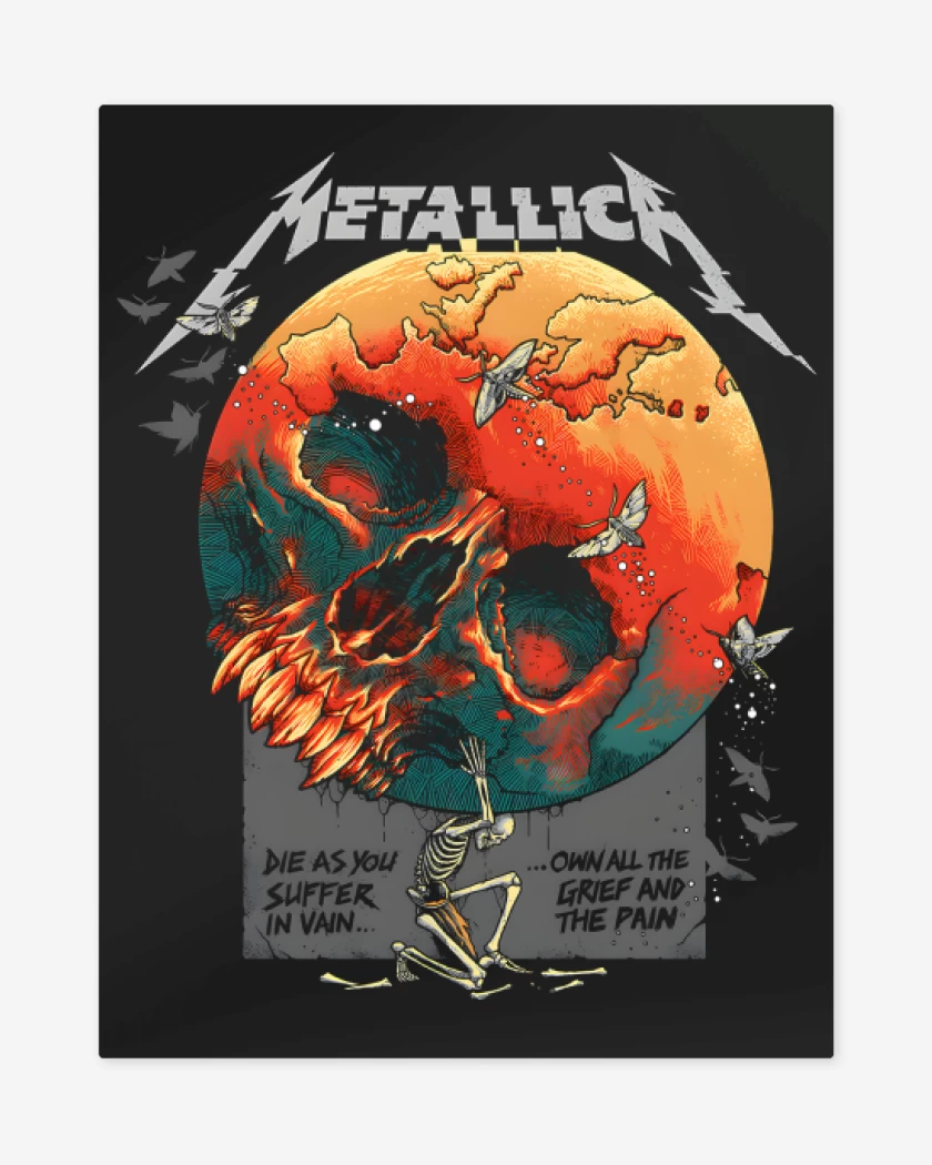 Print metalico Atlas Rise
