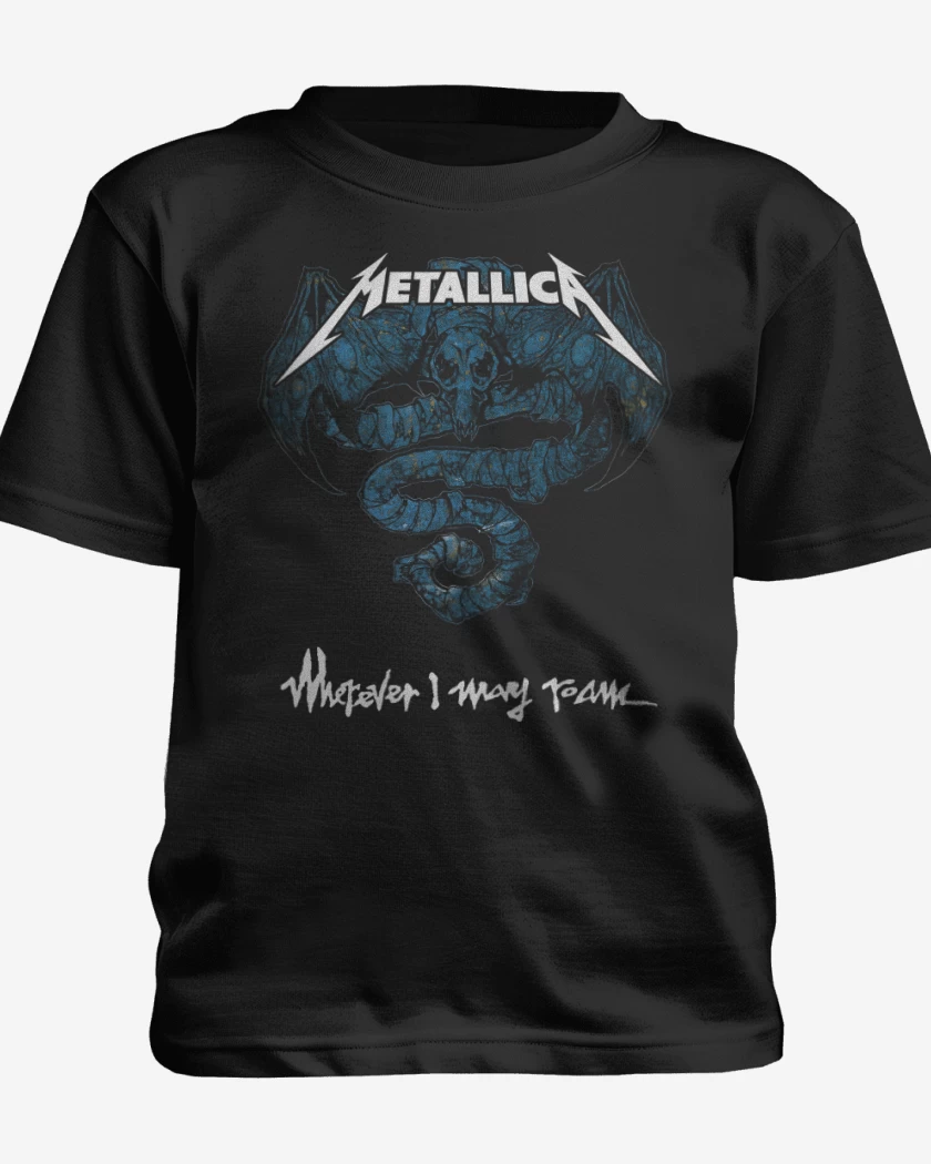 Polera de niño Negro de Wherever I May Roam