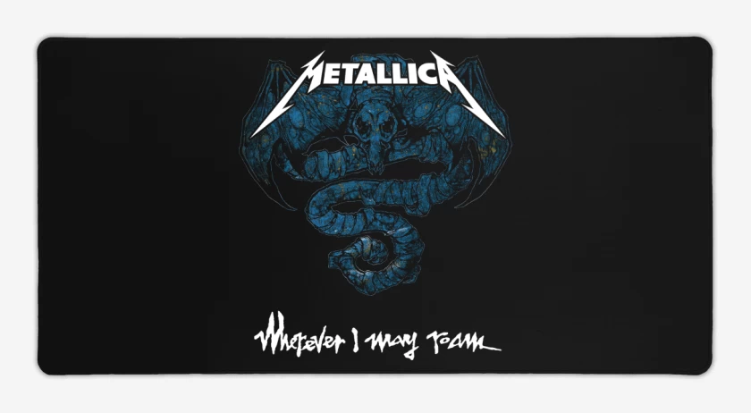 Mouse pad Gamer Negro de Wherever I May Roam