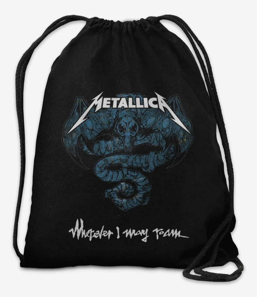 Mochila Negro de Wherever I May Roam